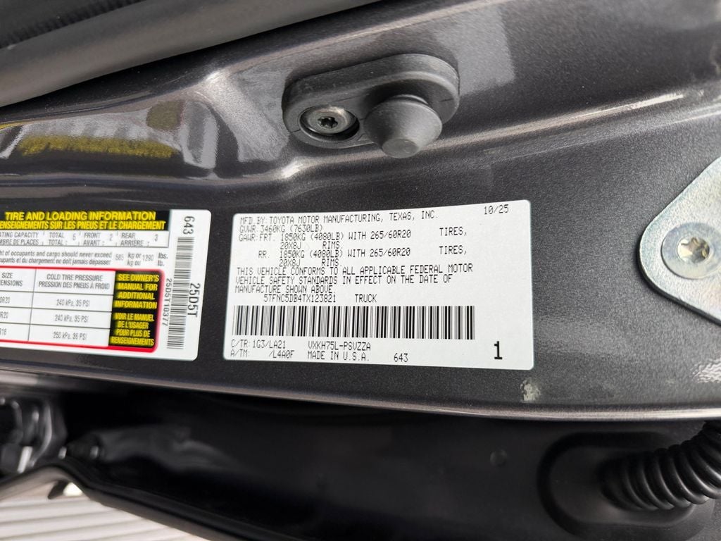 2026 Toyota Tundra Hybrid Platinum