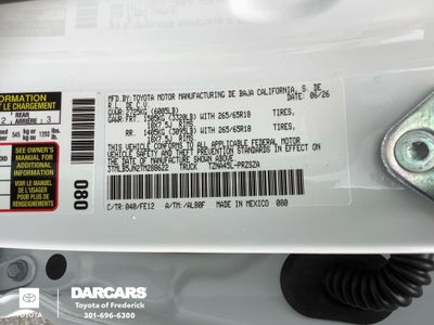 2026 Toyota Tacoma TRD Sport