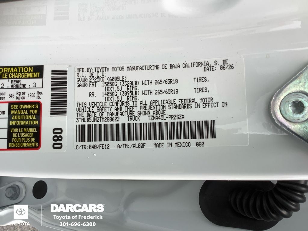 2026 Toyota Tacoma TRD Sport