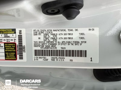 2026 Toyota Tundra SR5