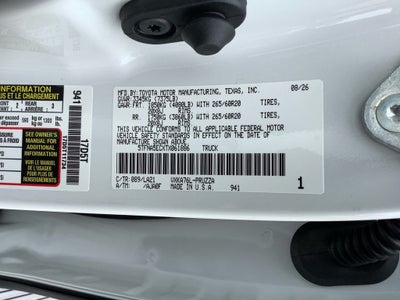 2026 Toyota Tundra Platinum