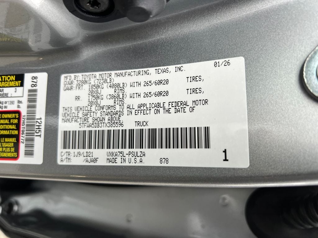 2026 Toyota Tundra Limited