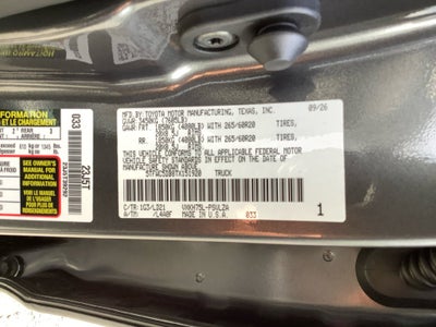 2026 Toyota Tundra Hybrid Limited