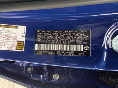 2026 Toyota Prius XLE