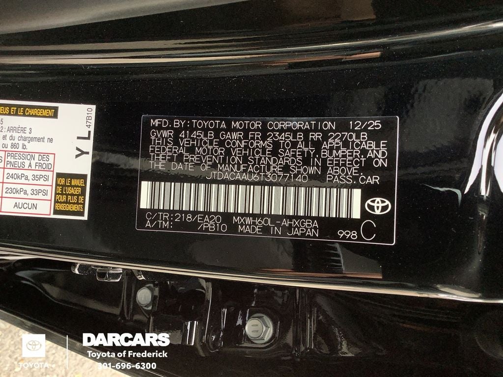 2026 Toyota Prius XLE