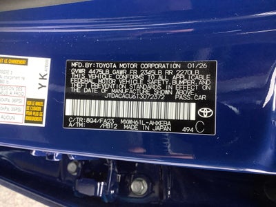 2026 Toyota Prius Plug-In Hybrid SE