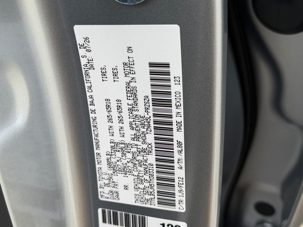 2026 Toyota Tacoma TRD Sport