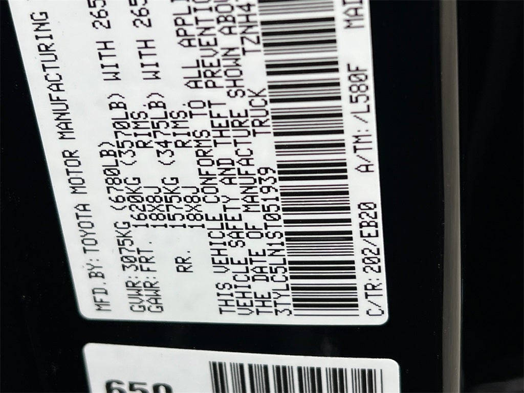 2025 Toyota Tacoma Hybrid Limited