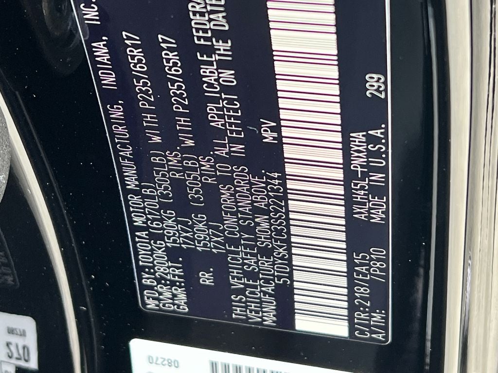 2025 Toyota Sienna XLE 7 Passenger