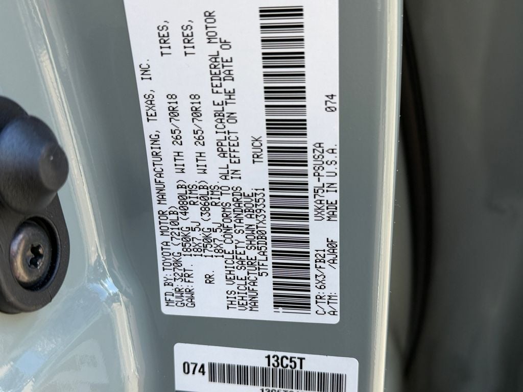 2026 Toyota Tundra SR5