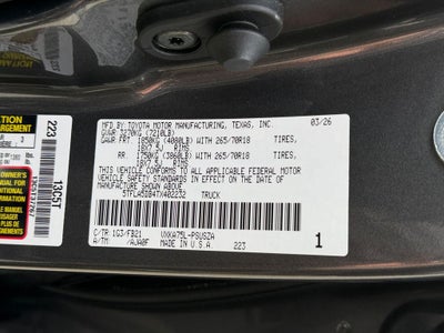 2026 Toyota Tundra SR5