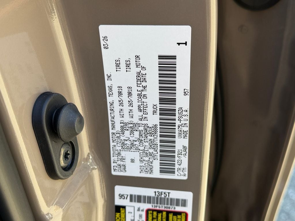 2026 Toyota Tundra SR5