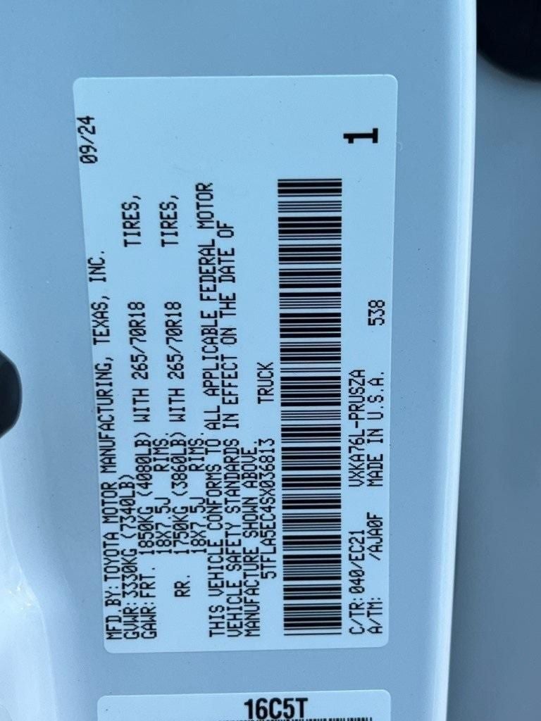 2025 Toyota Tundra SR5