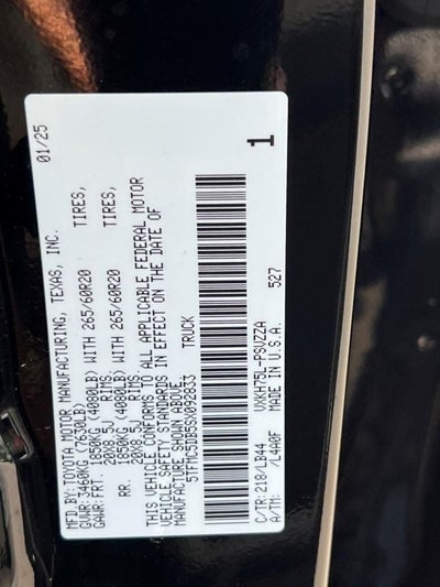 2025 Toyota Tundra Hybrid 1794 Edition