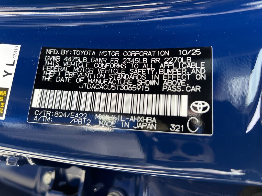 2026 Toyota Prius Plug-In Hybrid XSE Premium