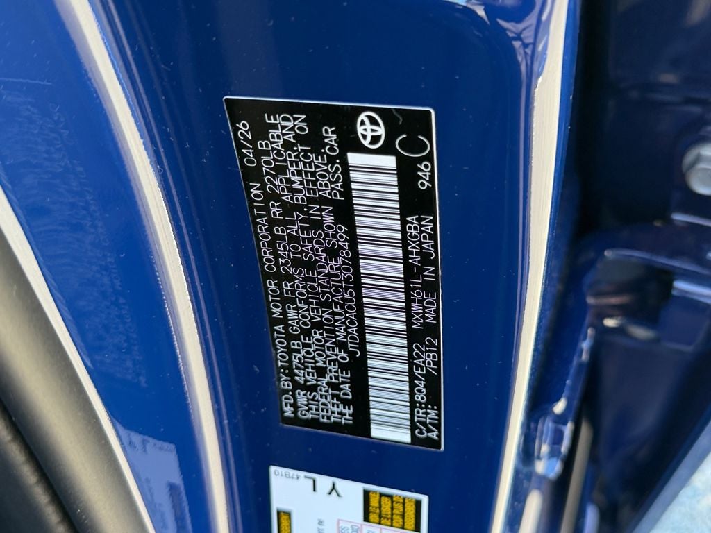 2026 Toyota Prius Plug-In Hybrid XSE