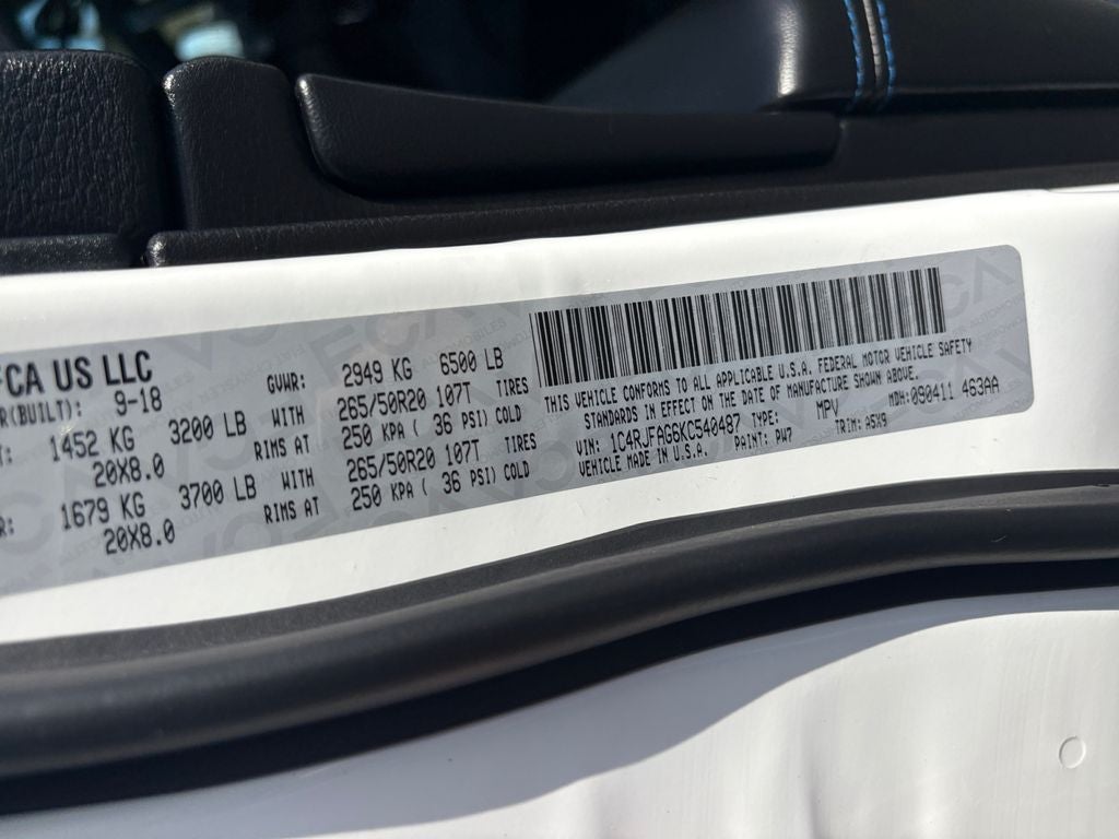 2019 Jeep Grand Cherokee Upland Edition