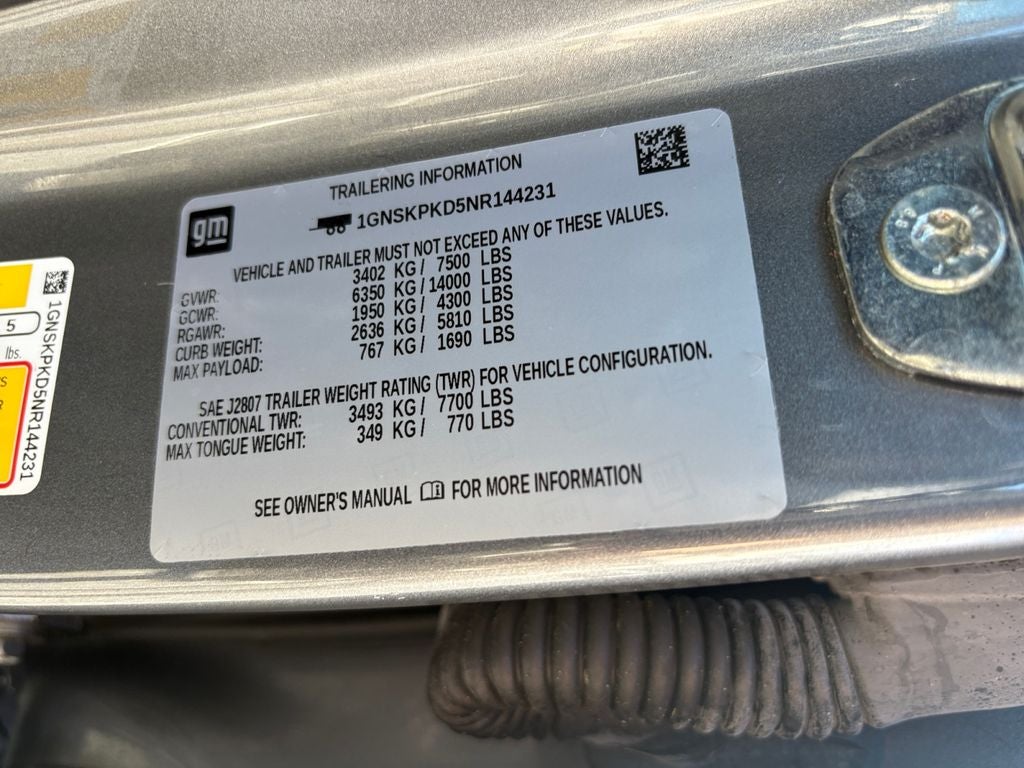 2022 Chevrolet Tahoe Z71