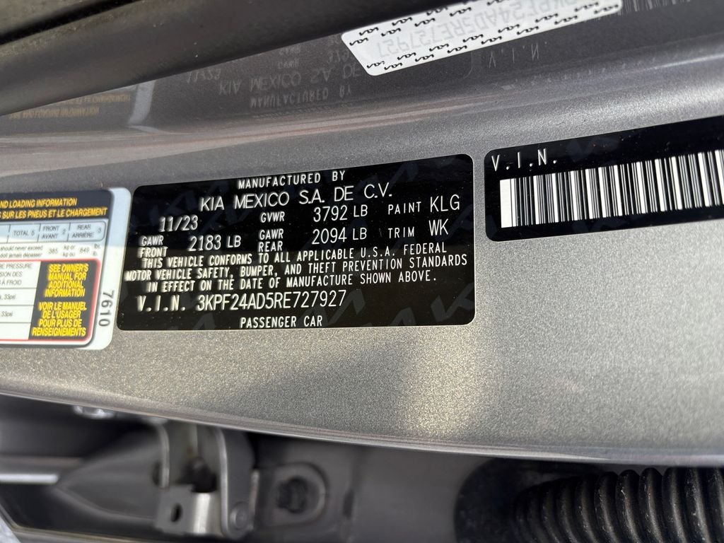 2024 Kia Forte LXS