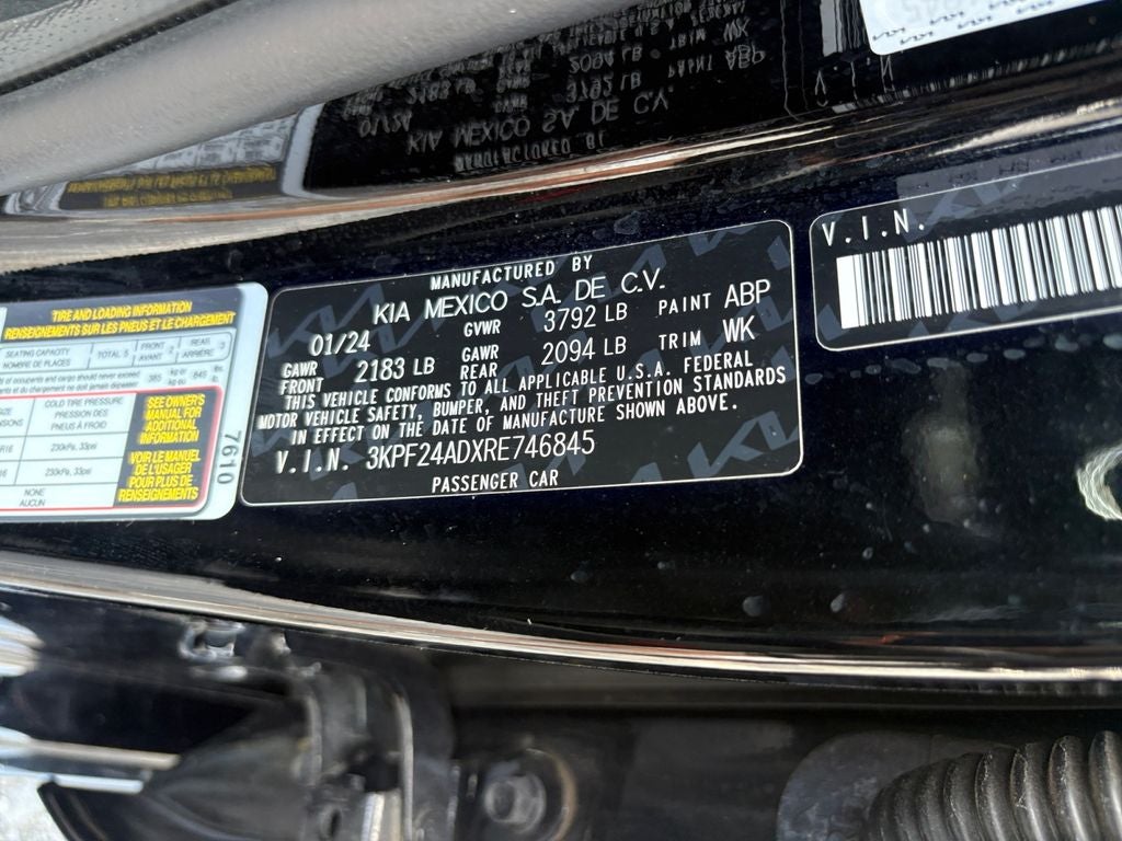 2024 Kia Forte LXS