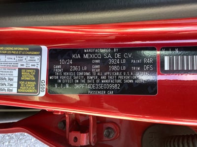 2025 Kia K4 LXS