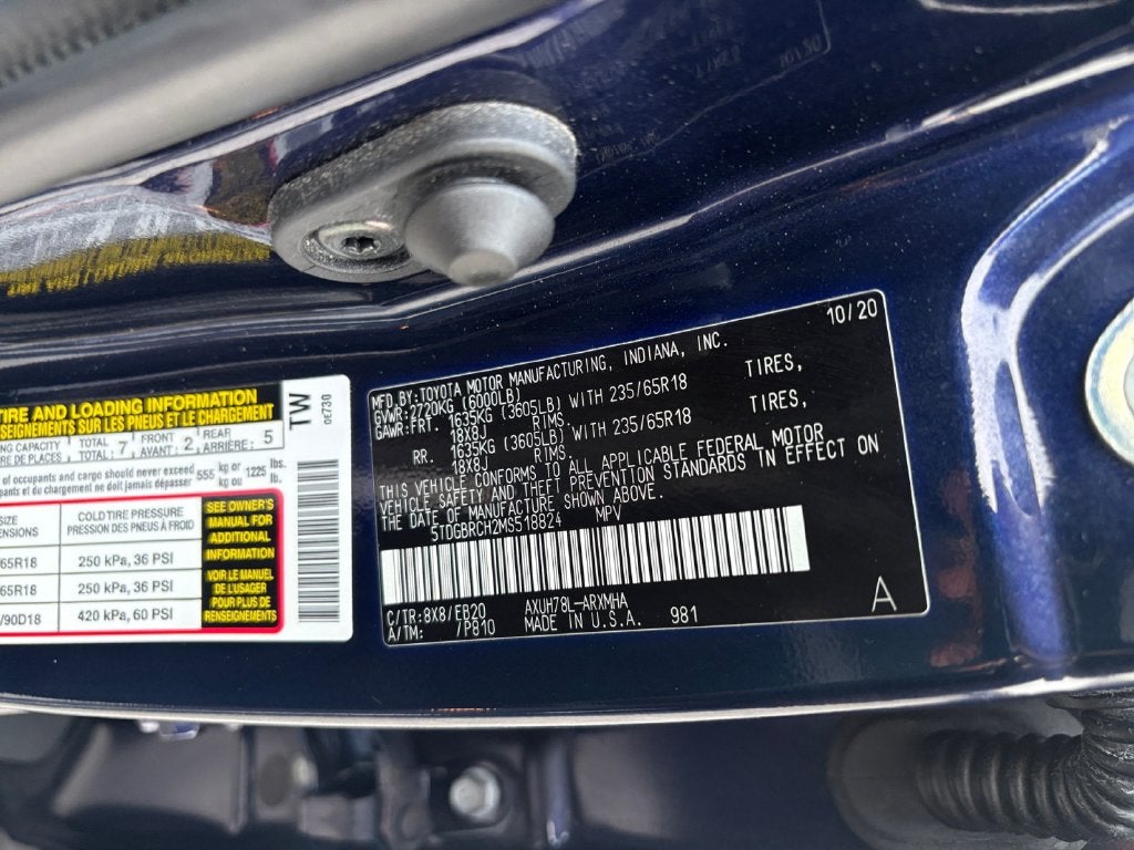 2021 Toyota Highlander Hybrid XLE