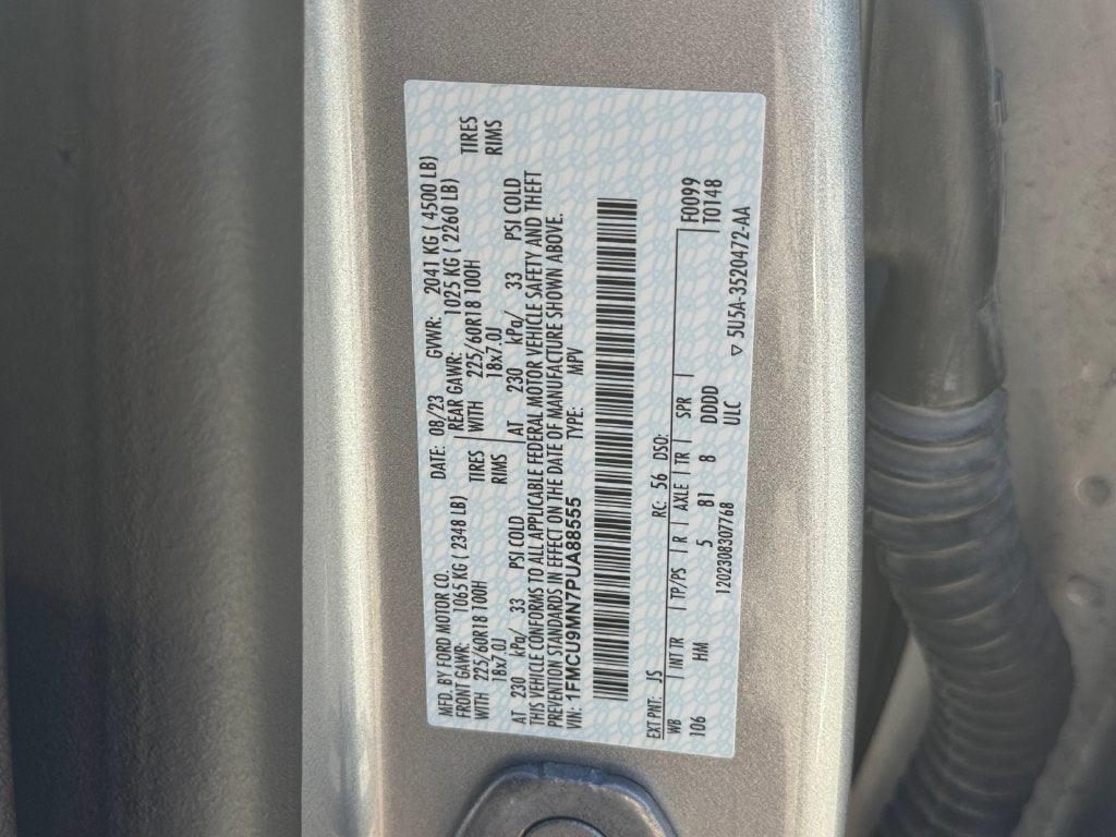 2023 Ford Escape ST-Line TECH PACKAGE