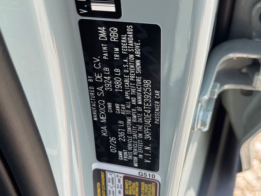 2026 Kia K4 EX