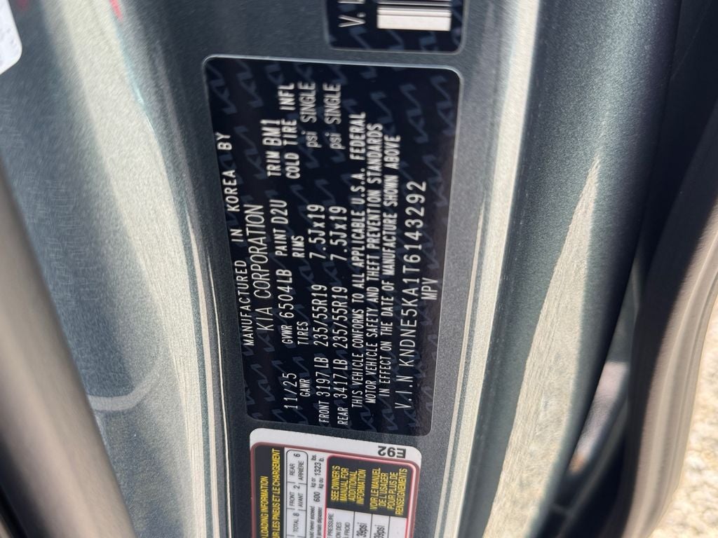 2026 Kia Carnival Hybrid SX