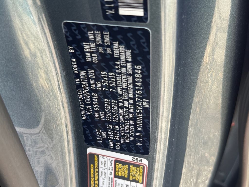 2026 Kia Carnival Hybrid SX