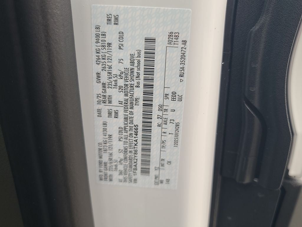 2026 Ford Transit-350 XL