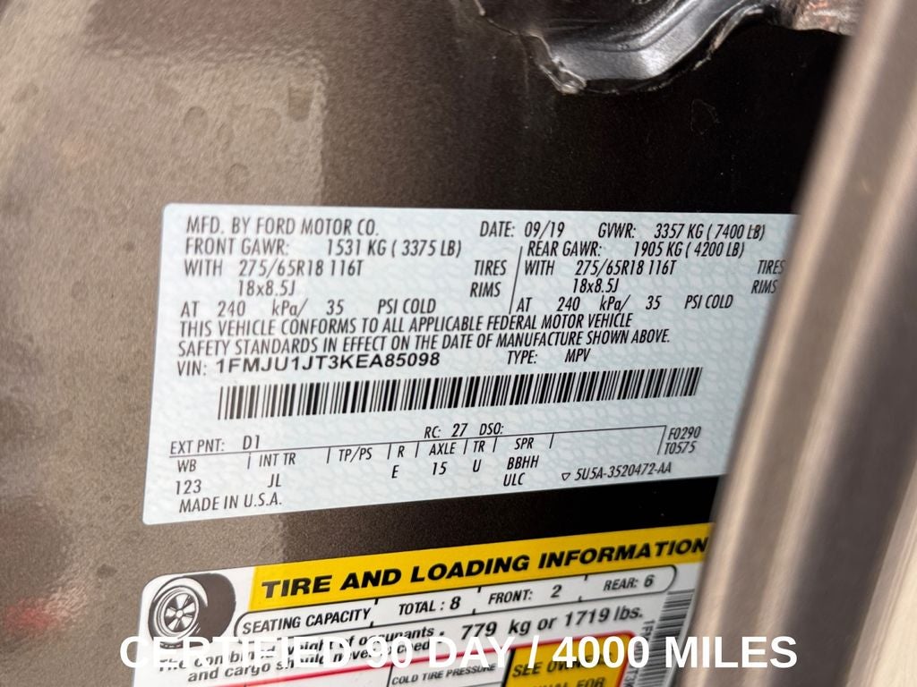 2019 Ford Expedition XLT