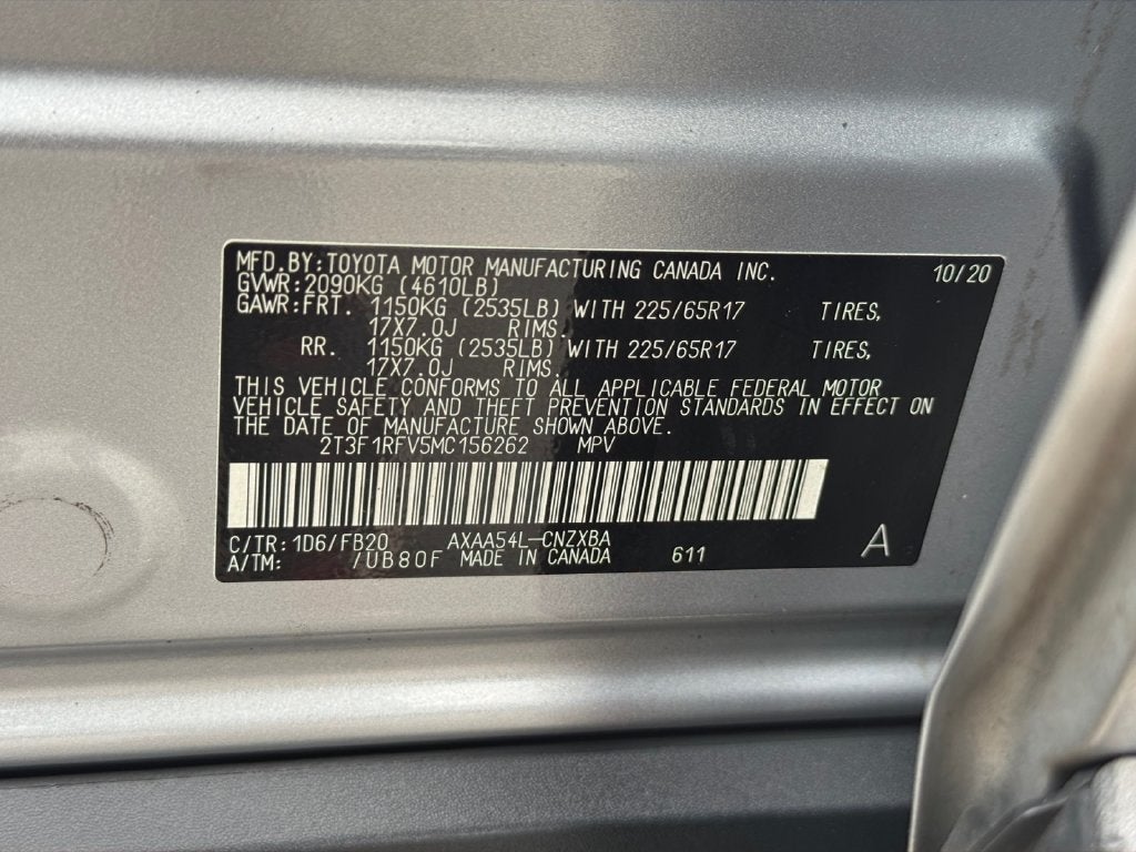 2021 Toyota RAV4 LE