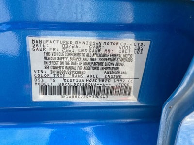 2025 Nissan Sentra SV
