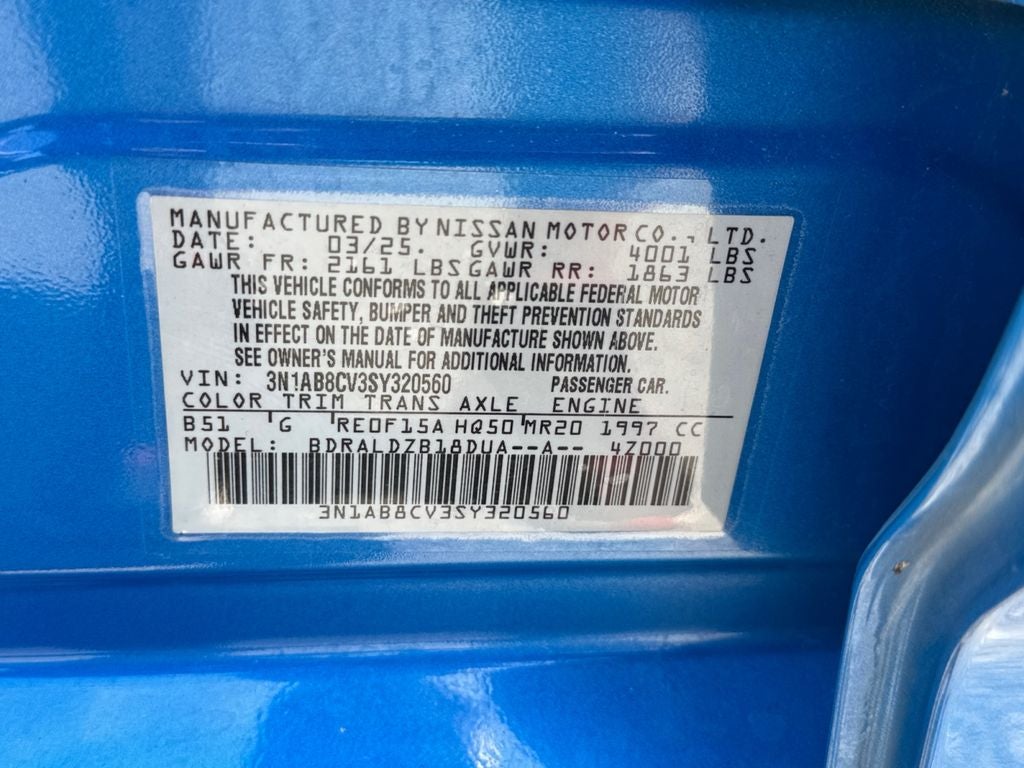2025 Nissan Sentra SV