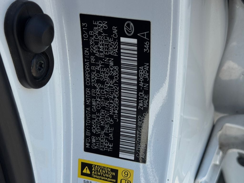 2013 Lexus CT 200h 200h