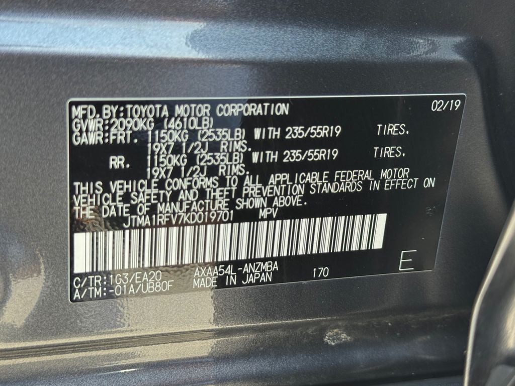 2019 Toyota RAV4 XLE Premium