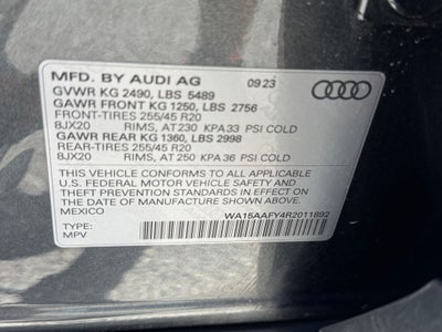2024 Audi Q5 Sportback 45 S line Premium quattro