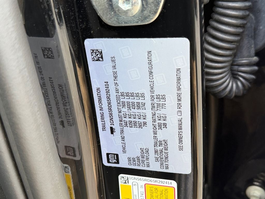 2025 Chevrolet Tahoe Premier / One Owner