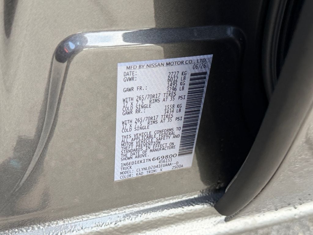 2026 Nissan Frontier PRO-4X