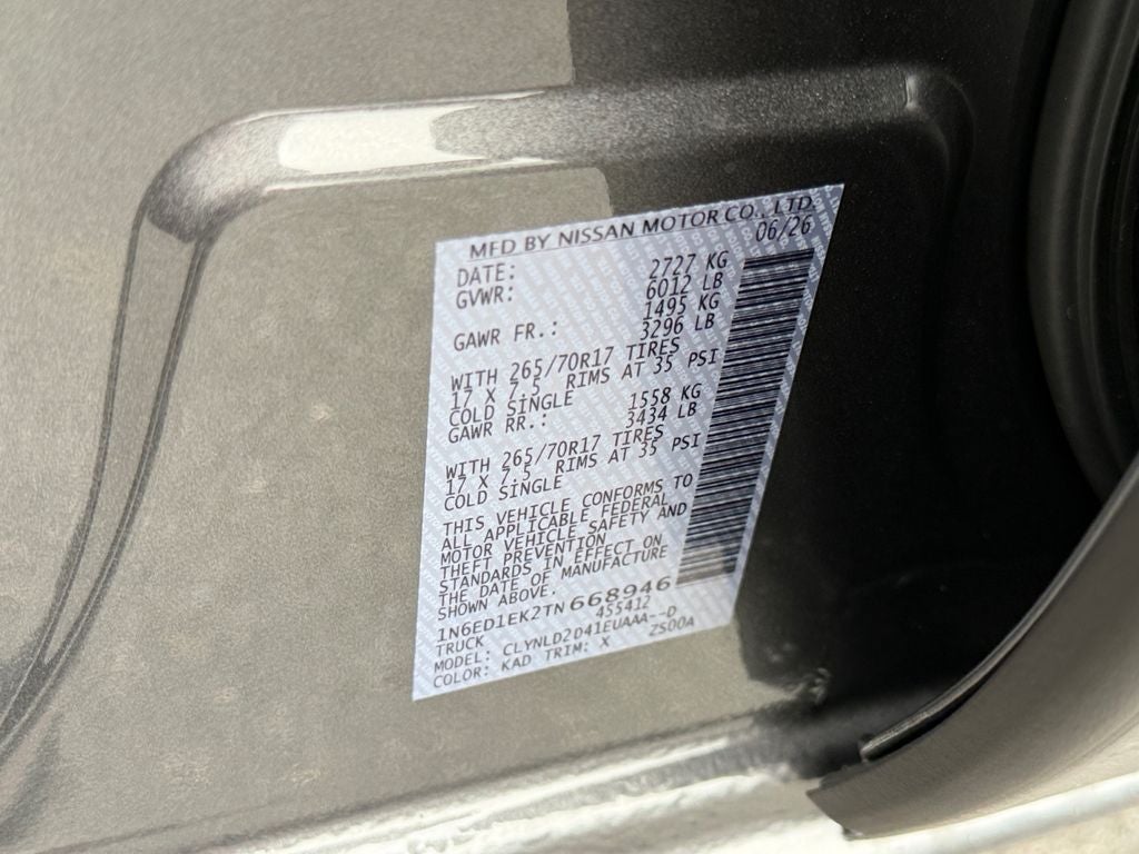 2026 Nissan Frontier PRO-4X