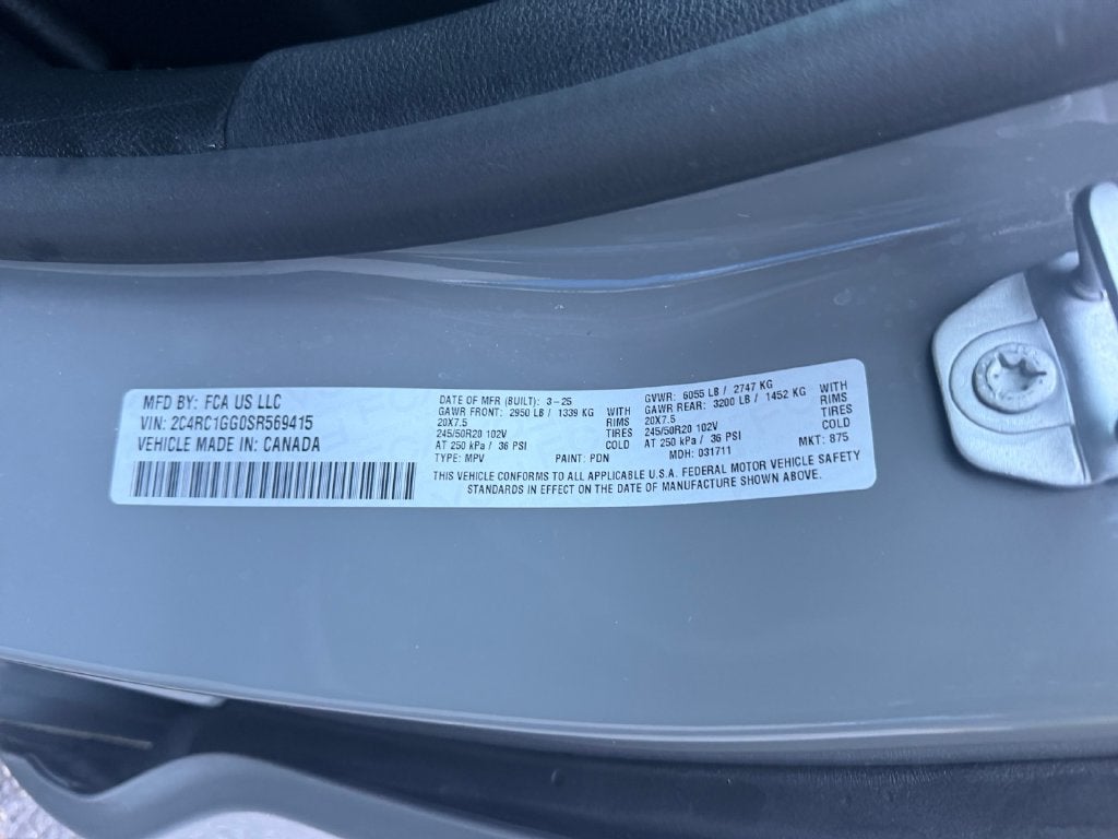 2025 Chrysler Pacifica Limited