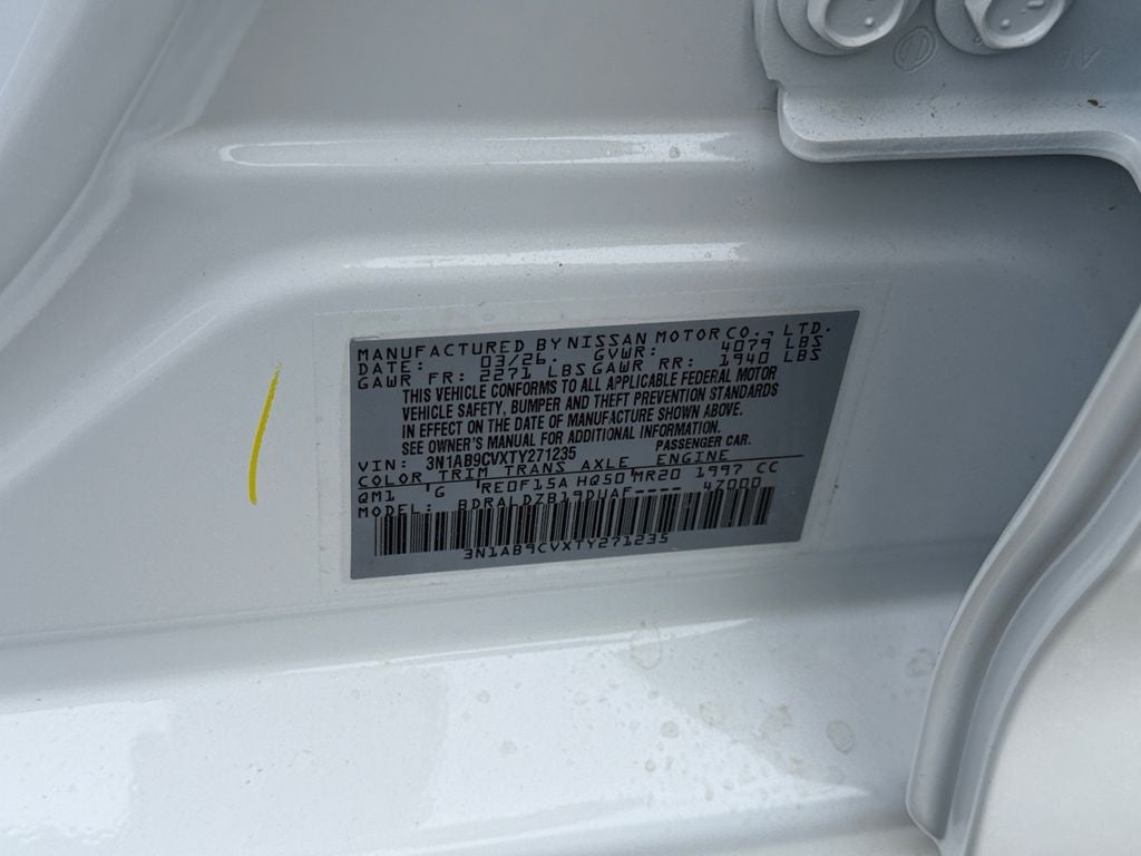 2026 Nissan Sentra SV