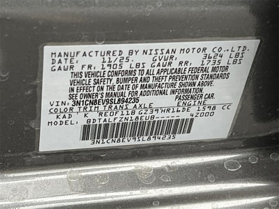 2025 Nissan Versa 1.6 SV