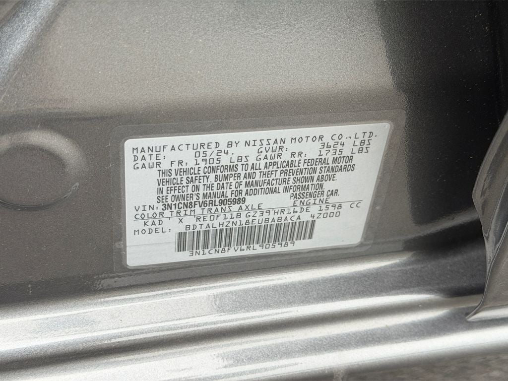 2024 Nissan Versa 1.6 SR