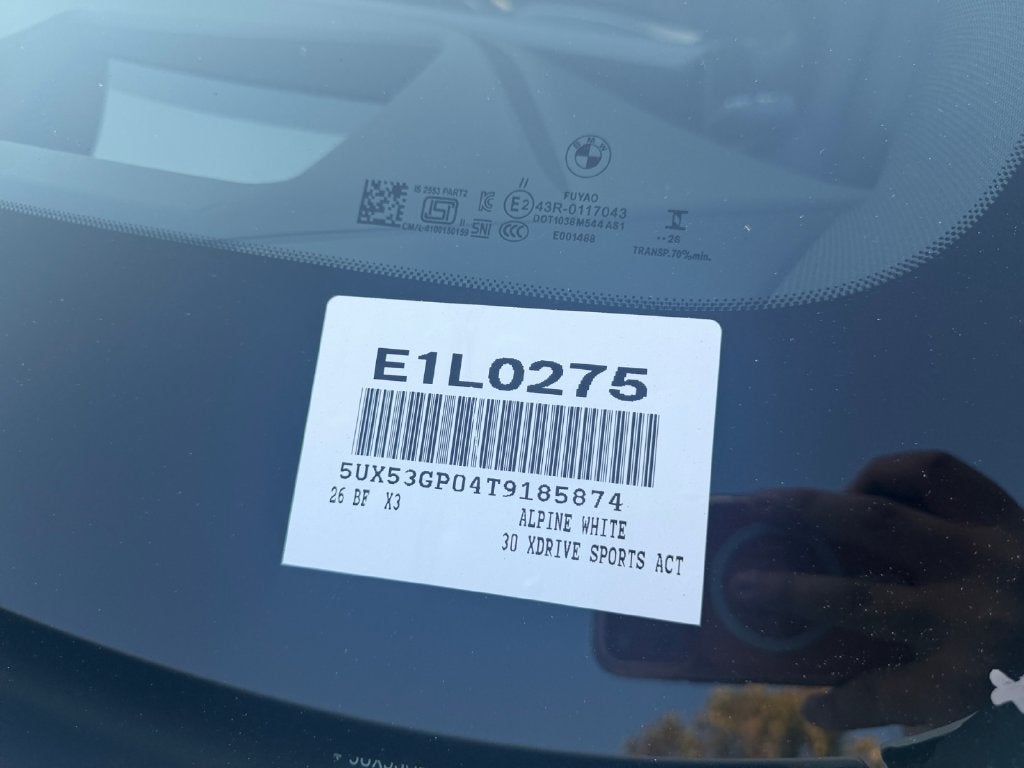 2026 BMW X3 30 xDrive
