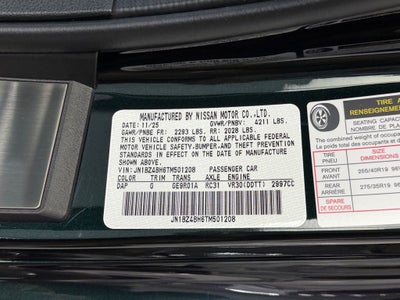 2026 Nissan Z Performance