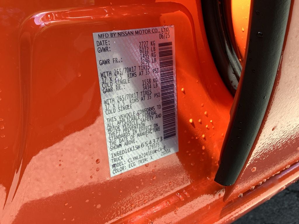 2025 Nissan Frontier PRO-4X