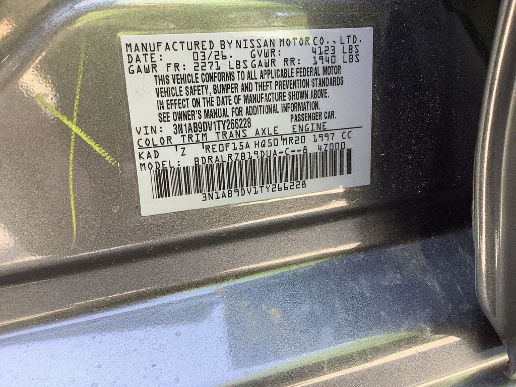 2026 Nissan Sentra SR