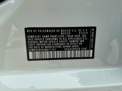 2025 Volkswagen Jetta 1.5T S